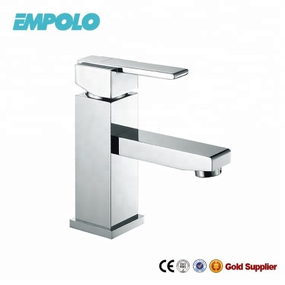 Single lever brass basin mixer basin cock single hole basin bib water faucet